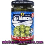 San Marcos Chiles Jalapeños En Rodajas Para Nachos Frasco 210 G