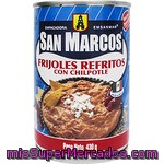 San Marcos Frijoles Refritos Con Chilpotle Lata 430 G