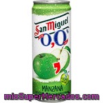 San Miguel 0,0% Manzana Cerveza Sin Alcohol Lata 33 Cl