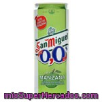 San Miguel Cerveza 0,0 Manzana Lata 33cl