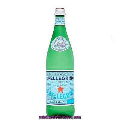 San Pellegrino Agua Mineral Con Gas Botella 1 L