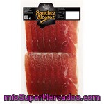 Sanchez Alcaraz Jamón De Cebo Ibérico En Lonchas Sobre 150 G