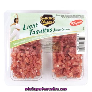 Sanchez Alcaraz Taquitos Light Envase 2x50 G