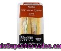 Sándwich Biggets Serrano Queso Pan Tomate Lord Sandwiches 180 Gramos