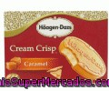 Sandwich Cream&crips D.caramelo Häagen Dazs Pack De 3 Unidades De 66 Mililitros