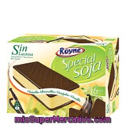 Sandwich Helado Special Soja Sin Lactosa Royne 6 Ud.