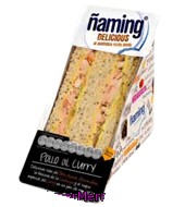 Sandwich Pollo Curry Delicious ñaming 175 G.