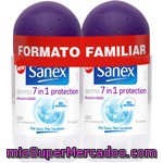 Sanex Desodorante Roll-on Dermo 7 En 1 Protection Anti-transpirante Sin Alcohol 48h Pack 2 Envases 50 Ml