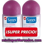 Sanex Desodorante Roll-on Dermo Invisible Pack 2 Envase 50 Ml