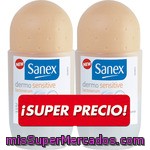 Sanex Desodorante Roll-on Dermo Sensitive Lactoserum Pack 2 Envase 50 Ml