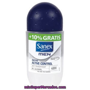 Sanex Desodorante Roll On Men Active Control Envase 50 Ml