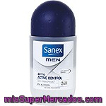 Sanex For Men Desodorante Roll-on Dermo Active Control Sin Alcohol Envase 50 Ml