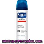 Sanex Men Desodorante Dermo Invisible Anti-manchas Blancas Y Amarillas 24h Sin Alcohol Spray 200 Ml Anti-transpirante