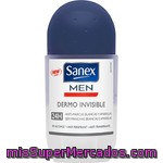 Sanex Men Desodorante Roll-on Dermo Invisible 24h Anti-manchas Blancas Y Amarillas Bote 00050 Ml Anti Transpirante Sin Alcohol