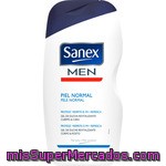 Sanex Men Gel De Baño Revitalizante Cuerpo Y Cara Para Piel Normal Bote 475 Ml Protege Respeta El Ph Y Refresca