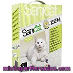 Sanicat Professional Zen Lecho Para Gatos 100% Natural Con Efecto Relax Paquete 6 L
