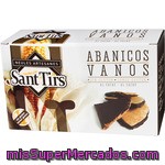 Sant Tirs Abanicos Vanos Artesanos Con Recubrimiento De Cacao Textura única Sin Gluten Estuche 70 G