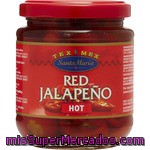 Santa Maria Jalapeño Rojo Picante Frasco 215 G