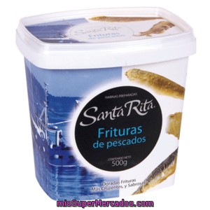 Santa Rita Preparado Para Frituras De Pescado Envase 500 Grs