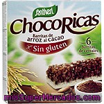Santiveri Barritas De Arroz Al Cacao 6 Unidades Envase 120 G