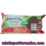 Santiveri Tortitas De Arroz Integral Bañadas De Chocolate Negro 8 Unidades Envase 120 G