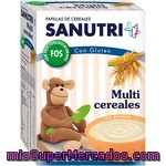 Sanutri Papilla Instantánea De Multicereales, Con Gluten Y Sin Grumos Desde Los 6 Meses Caja 600 G Con (fos) Fructo Oligo Sacáridos