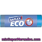 Saplex Bolsas De Basura Cierrafácil 55x60 Eco Azul Bolsa 15 Unidades