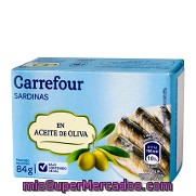 Sardina Baja En Sal Carrefour 84 G.