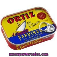 Sardina En Aceite De Oliva A La Antigua Ortiz, Lata 140 G