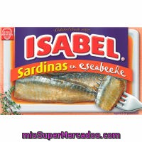 Sardina En Escabeche 3/4 Piezas Isabel, Lata 80 G