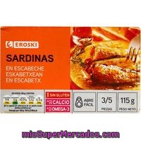 Sardina En Escabeche Eroski, Lata 115 G