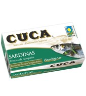 Sardinas Aceite Oliva Virgen Extra Ecológico Cuca 85 G.