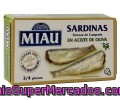 Sardinas En Aceite De Oliva Miau 88 G.