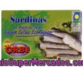 Sardinas En Aceite De Oliva Virgen Extra Ecológico, Bajo En Sal Orbe 87 Gramos