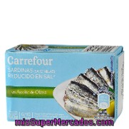 Sardinilla En Aceite De Oliva Bajo En Sal Carrefour 60 G.