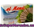 Sardinillas Ahumadas En Aceite Vegetal El Menú 65 Gramos