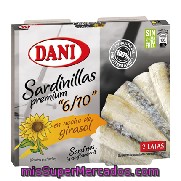 Sardinillas En Aceite De Girasol Dani Pack 2x65 G.