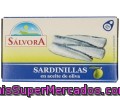 Sardinillas En Aceite De Oliva Salvora 60 Gramos