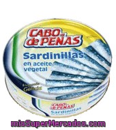 Sardinillas En Aceite Vegetal 6/10 Cabo De Peñas 385 G.