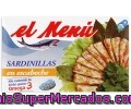 Sardinillas En Escabeche El Menú Lata 65 Gramos Peso Escurrido