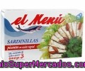 Sardinillas Picantes El Menú Lata 65 Gramos Peso Escurrido