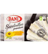 Sardinillas Premium En Aceite De Girasol Dani 65 G.