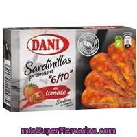 Sardinillas Premium En Tomate Dani 65 G.
