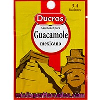 Sazonador De Guacamole Ducros, Sobre 20 G