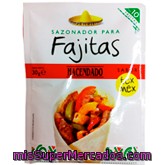 Sazonador Fajitas, Hacendado, Sobre 30 G