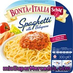 Schar Bontá D'italia Espagueti Bolognesa Sin Gluten Caja 300 G