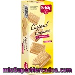 Schar Custard Creams Galletas Con Crema De Natillas Sin Gluten Sin Lactosa Caja 125 G