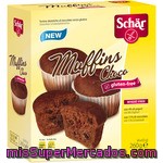 Schar Muffins De Chocolate Sin Gluten 4 Unidades Caja 260 G