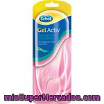 Scholl Gel Activ Plantillas De Mujer Para Zapatos Con Tacones De Uso Diario Blister 1 Unidad