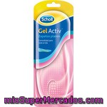 Scholl Gel Activ Plantillas De Mujer Para Zapatos Planos Blister 1 Unidad